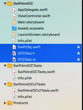 新建Swift、OC类文件